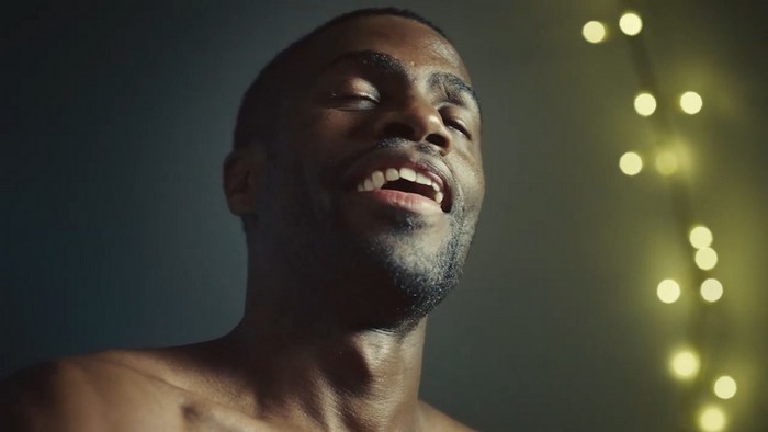 man having an orgasm face